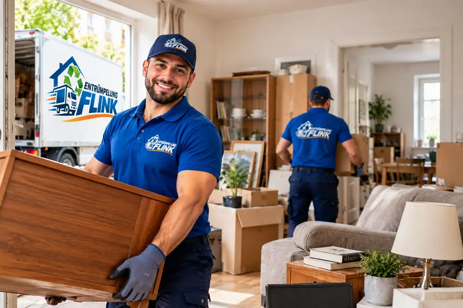 Wohnungsauflösung in Berlin – Team von Entrümpelung Flink im Einsatz